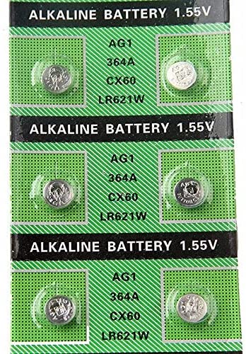 Pila - Batería AG1 / SG1 / LR60 / LR621 / SR621 / 164 / 364 / 1175SO | 2 Pack | 1.5V / 20mAh | CE-BAT-19