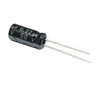 Capacitor Electrolítico Radial | 5 Pack | 50V | 0.22uF - 10uF | CE-CAP-04