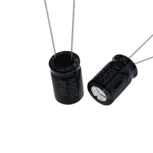 Capacitor Electrolítico Radial | 4 Pack | 10uF / 250V | CE-CAP-35