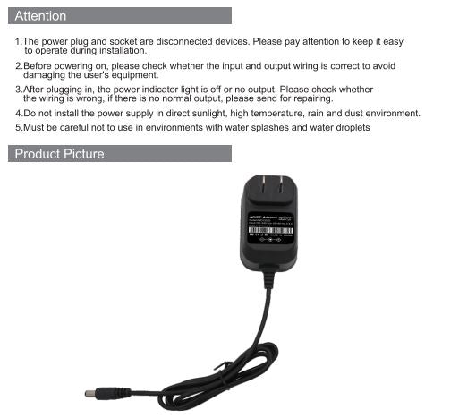 Adaptador / Convertidor Eléctrico Epcom Powerline PSD1202D | 12V / 2A  | 5.5mm x 2.1mm | Uso General | CE-CON-03