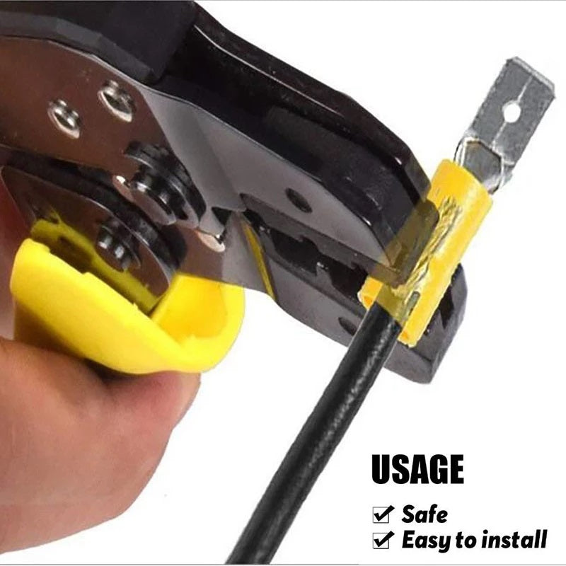 Terminal Aislado de Conexión Rápida para Cable 18-22 AWG | Accesorio para Empalme Eléctrico | 2 Pack / Macho + Hembra | CE-EMP-07