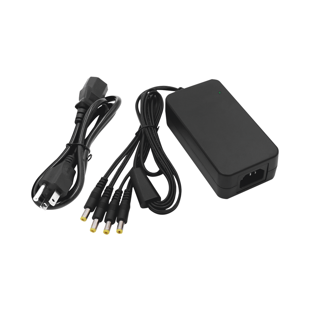 Fuente de Poder Epcom Powerline PLK12DC4CH con 4 Salidas tipo Jack de Alimentación | 12V / 5A | CE-FPR-04