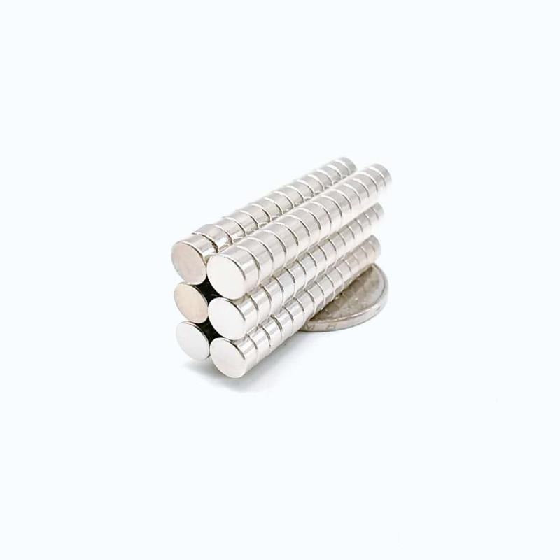 Imanes N35 | 4 Pack | Discos / 6mm x 3mm | CE-IMN-01