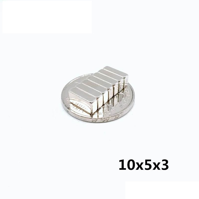Imanes N35 | 2 Pack | Prismas / 10mm x 5mm x 3mm | CE-IMN-05
