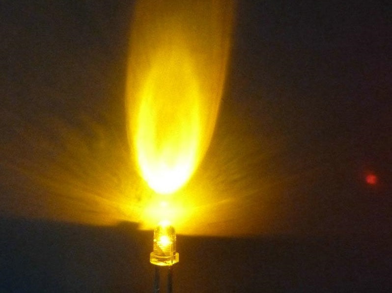 LED / Diodo Emisor de Luz | 10 Pack | Amarillo | Súper Brillante | 3mm | CE-LED-04