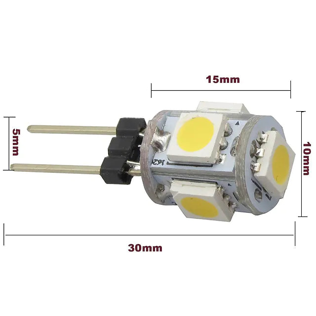 Bombillo LED G4 | Luz Blanca | 1W | CE-LED-09