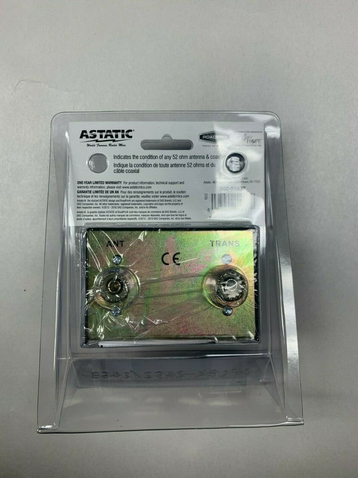 Medidor ROE / SWR Astatic PDC1 para Radios de Comunicación CB / Banda Ciudadana / 11 Metros | Vatímetro 10W / 100W | CE-MED-01