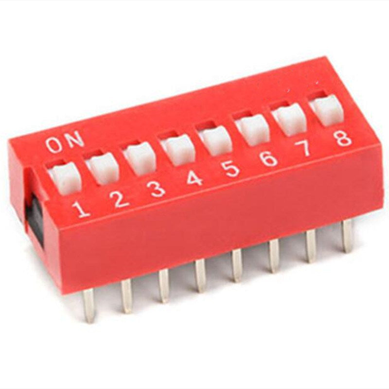 Interruptor Deslizable / Switch DIP | 1P / 2P / 3P / 4P / 5P / 6P / 8P | CE-PUL-04
