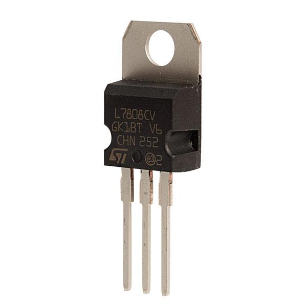 Regulador de Voltaje L7808 / L7808CV / LM7808 | +8VDC | TO-220 | CE-REG-05