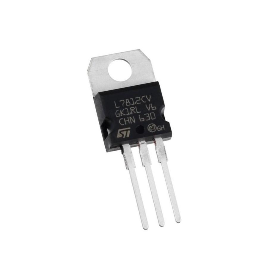 Regulador de Voltaje L7812 / L7812CV / LM7812 / KA7812 | +12VDC | TO-220 | CE-REG-08