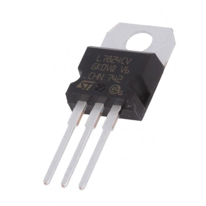 Regulador de Voltaje L7824 / L7824CV / LM7824 | +24VDC | TO-220 | CE-REG-11