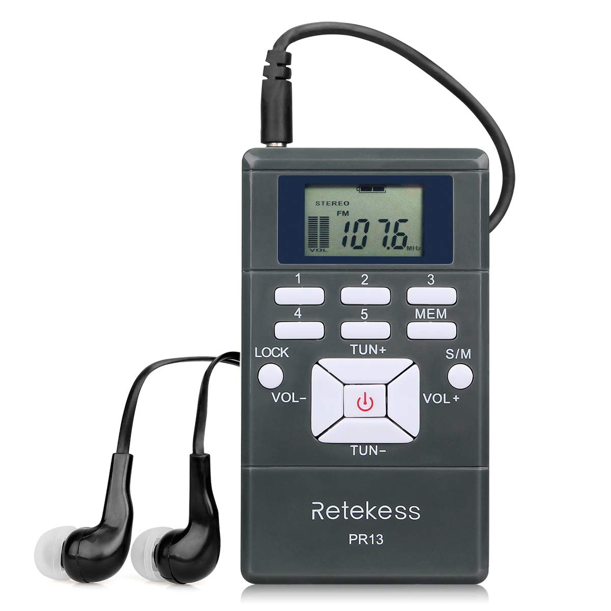 Receptor FM - Retekees PR13 | 3.5mm | 76-108MHz | CE-RFM-01