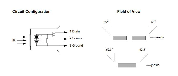 Sensor Piroeléctrico de Movimiento Humano | RE200B | CE-SNR-01