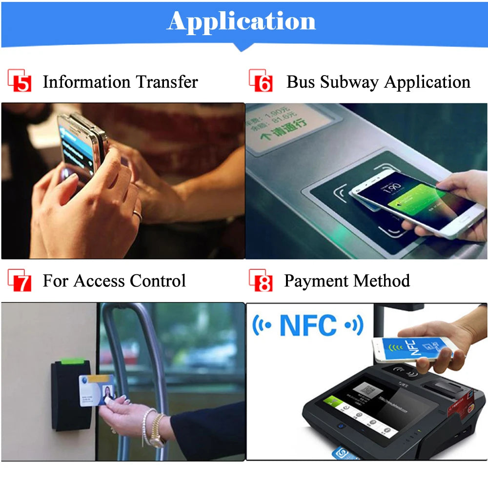 Sticker - Etiqueta NFC / NTAG213 | 144 bytes | Adhesivo / Adherible | Blanco | 2.5mm | CE-TAG-02