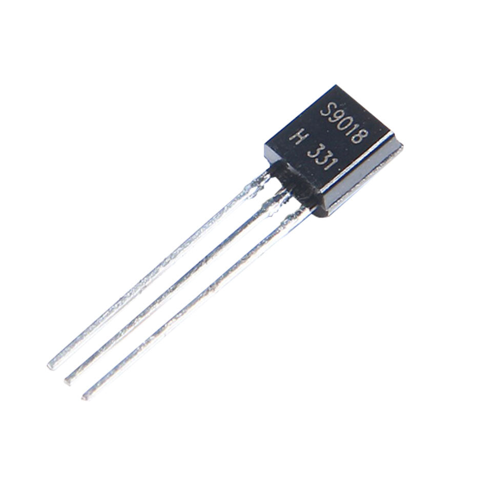 Transistor 9018 / S9018 | 2 Pack | 15V / 0.05A | NPN | TO-92 | CE-TRA-10