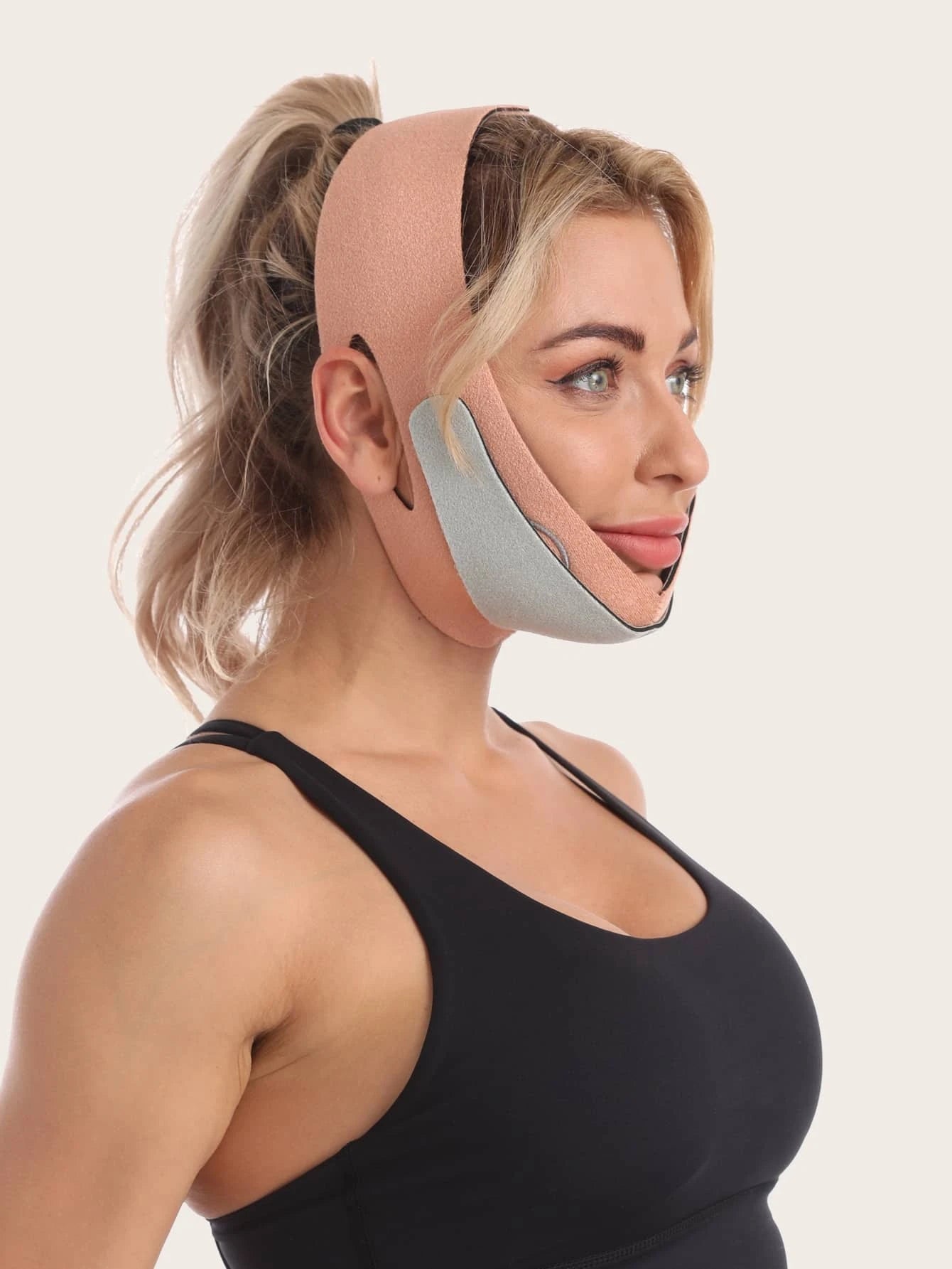 Vendaje Adelgazante Facial / Reductor de Papada | Ajustable | Poliéster | CHO-CPE-06