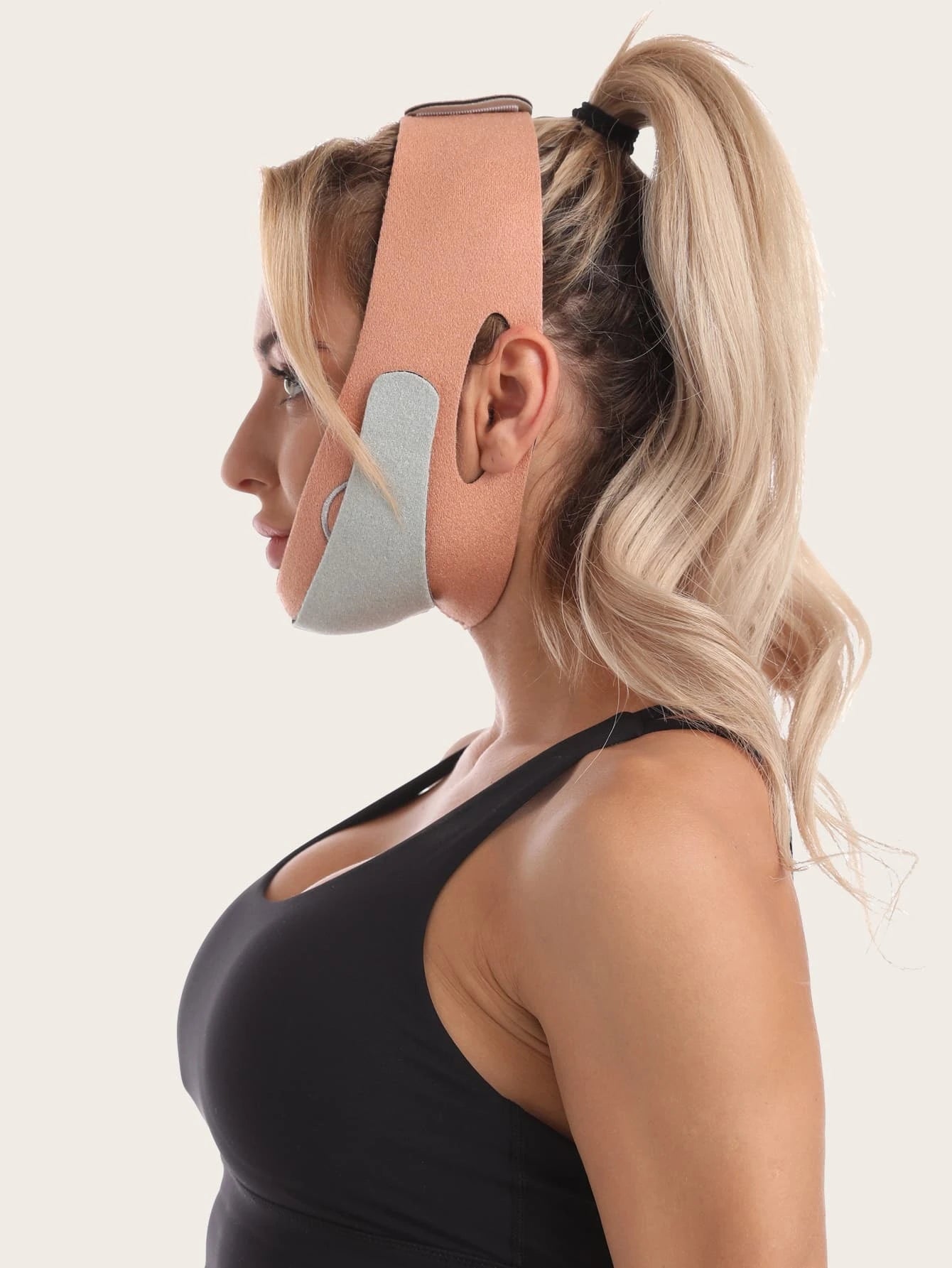 Vendaje Adelgazante Facial / Reductor de Papada | Ajustable | Poliéster | CHO-CPE-06