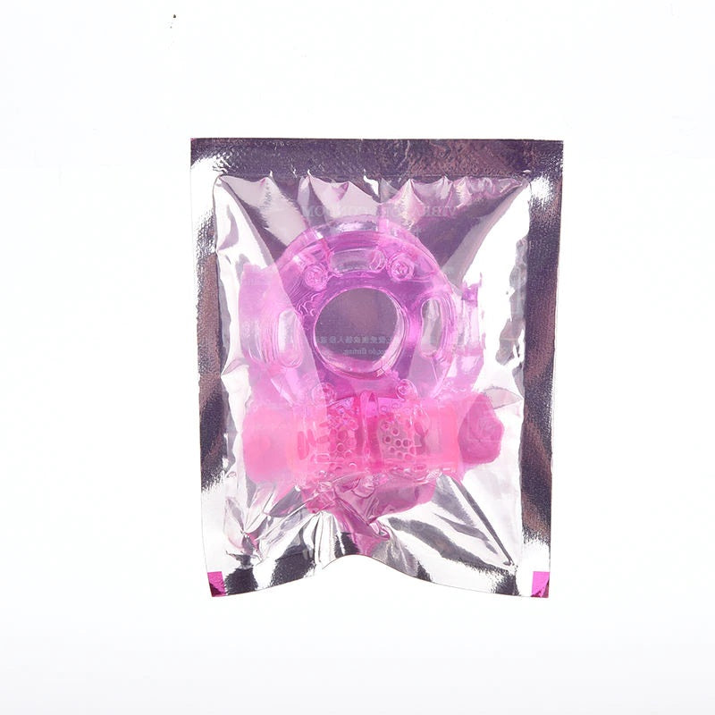 Anillo Vibrador | Rosado | Silicona | CJS-AN-03