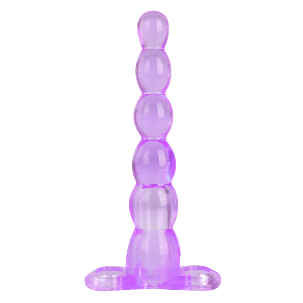 Plug Anal - 6 Cuentas | Rosa | Silicona | 16cm / 3.1cm | CJS-AP-11