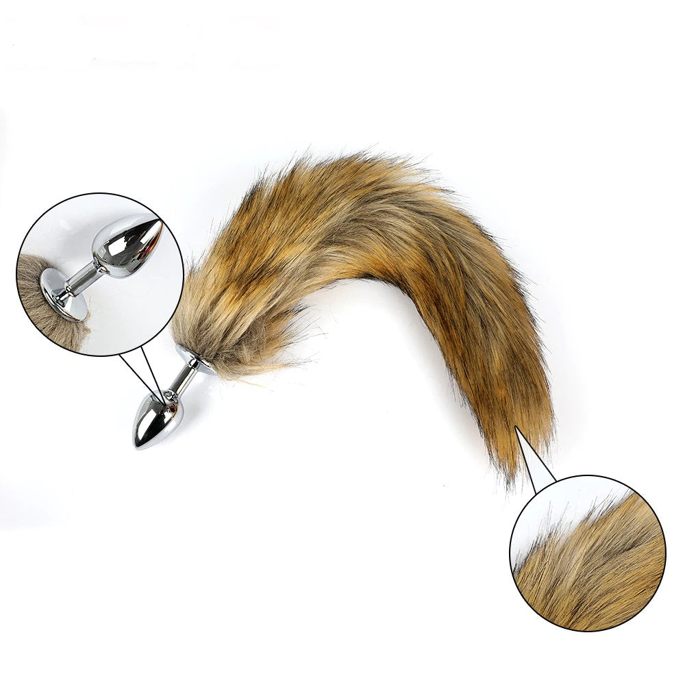 Butt Plug - Tapn Anal con Cola | 7cm / 2.7cm | Caf / Gris / Rosado / Centroniks | Costa Rica Butt Plug - Tapn Anal con Cola | 7cm / 2.7cm | Caf / Gris / Rosado / Centroniks | Costa Rica