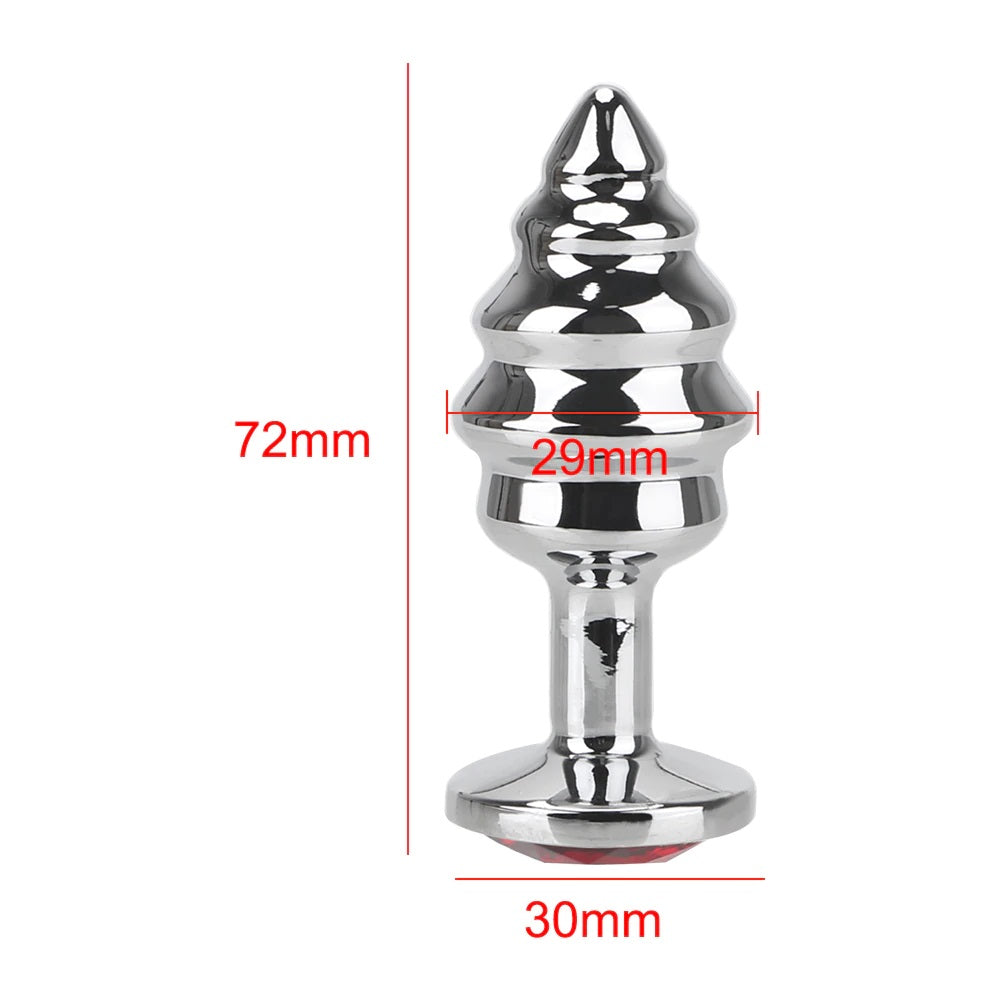 Butt Plug - Tapón Anal | 7.2cm / 2.9cm | Metal | CJS-AP-28