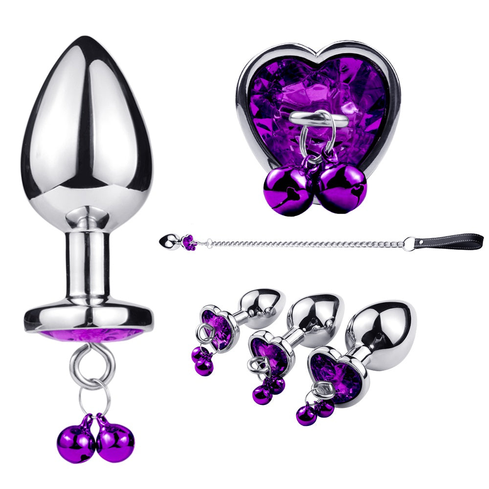 Butt Plug - Tapn Anal con Correa y Cascabeles | S / M / L | Metal | C Centroniks | Costa Rica Butt Plug - Tapn Anal con Correa y Cascabeles | S / M / L | Metal | C Centroniks | Costa Rica