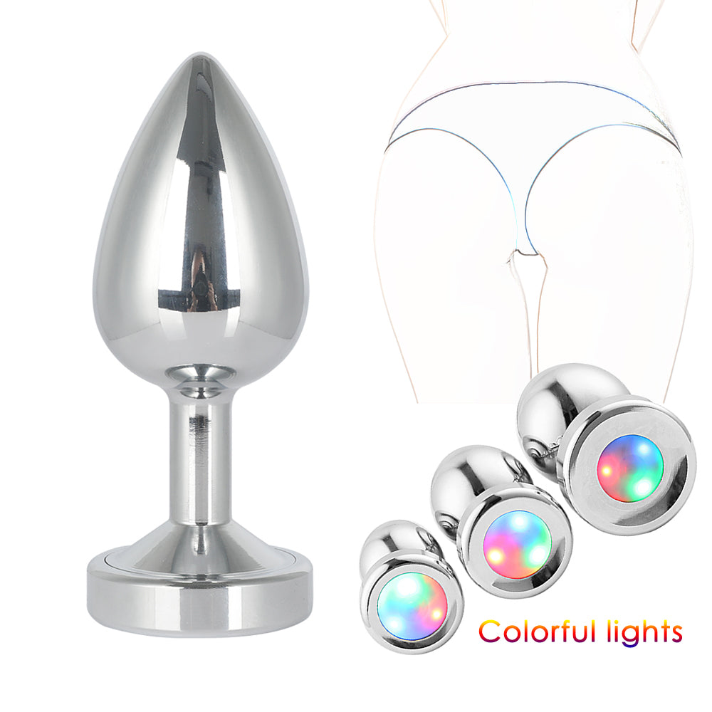 Butt Plug - Tapn Anal con Luces Gamer | S / M / L | Metal | CJS-AP-34 Centroniks | Costa Rica Butt Plug - Tapn Anal con Luces Gamer | S / M / L | Metal | CJS-AP-34 Centroniks | Costa Rica