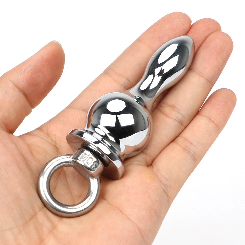 Plug Anal - Anillo | Acero Inoxidable | 10.5cm / 3cm | CJS-AP-43