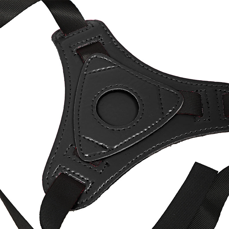 Strap On - Arnés | Incluye Consolador 14cm / 3cm | Negro / Violeta / Rosado | Ajustable | Silicona - Flexible | CJS-AR-01