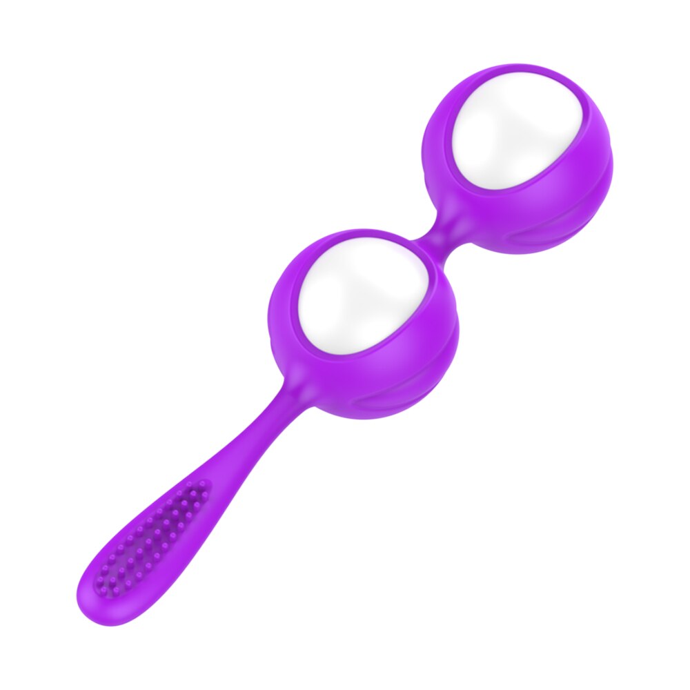 Ben Wa Balls - Bolas Vaginales | Principiante / Intermedio / Avanzado | Morado / Rosado / Rojo | Silicona - Flexible | CJS-BV-01