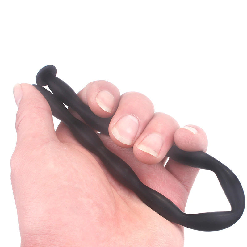 Catéter Uretral | 30cm x 3mm / 4mm / 5mm / 6mm / 7mm / 8mm / 9mm / 10mm | Negro | CJS-CAT-02