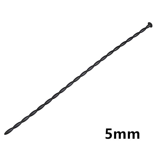 Catéter Uretral | 30cm x 3mm / 4mm / 5mm / 6mm / 7mm / 8mm / 9mm / 10mm | Negro | CJS-CAT-02