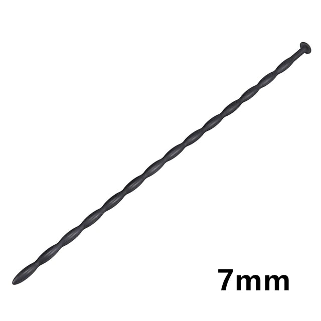 Catéter Uretral | 30cm x 3mm / 4mm / 5mm / 6mm / 7mm / 8mm / 9mm / 10mm | Negro | CJS-CAT-02