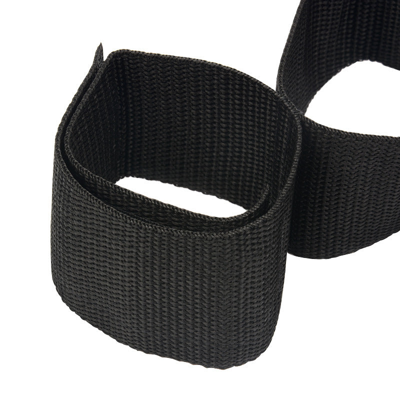 Collar con Esposas | Negro | BDSM | Nylon | CJS-CB-03