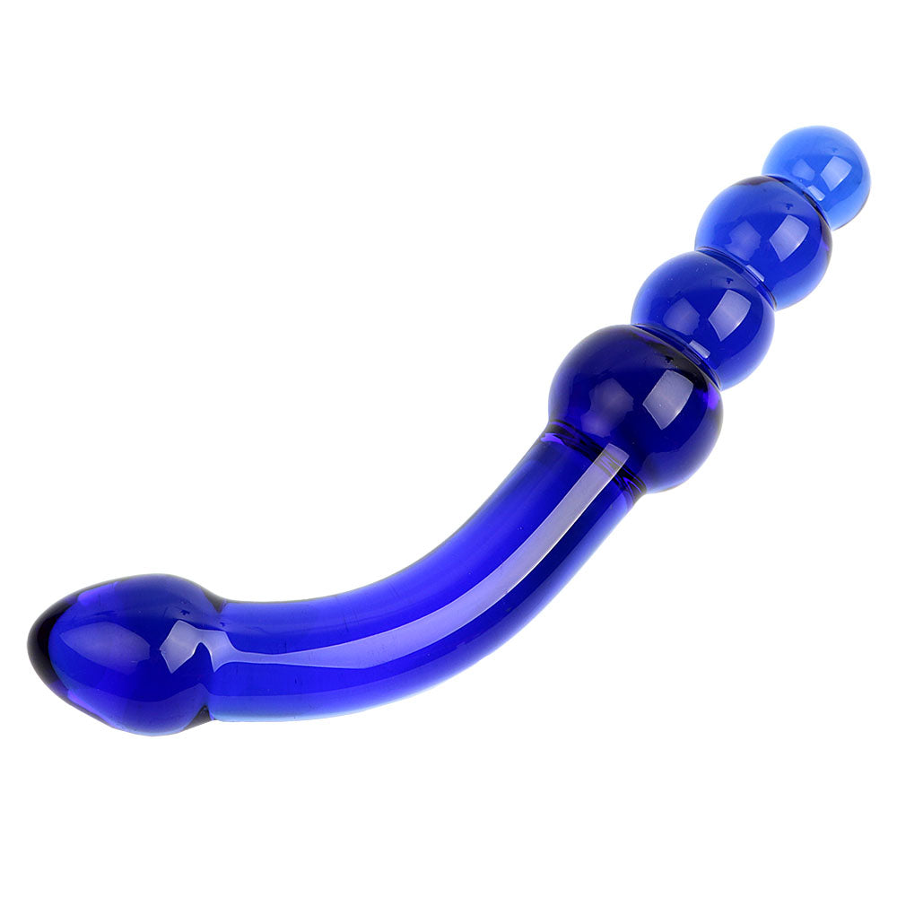 Dildo - Consolador / Bolas Anales | Doble Cabeza | Curvo | Azul | Vidr –  Centroniks | Costa Rica