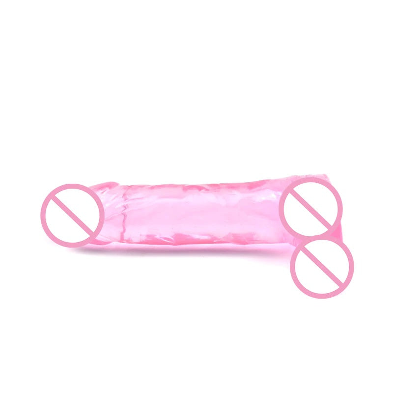 Dildo - Consolador | Con Testículos | 12.5cm / 2.5cm | 7 Colores | TPE - Flexible | CJS-CO-06