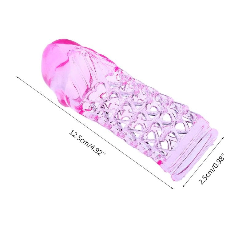Funda para Pene | Rosado | 13cm / 2.5cm | Gel de Sílice | CJS-FU-03