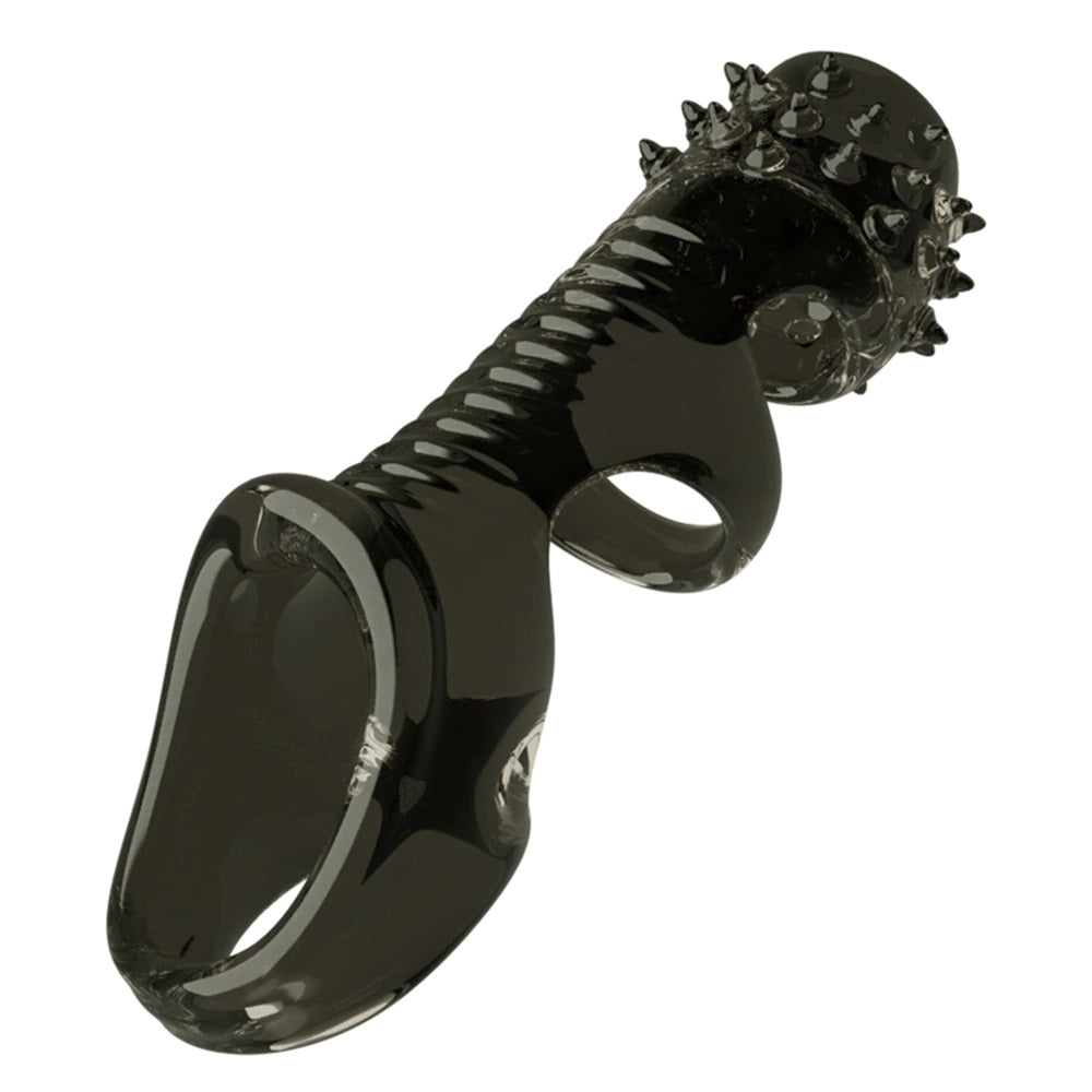 Funda para Pene | 9.4cm / 2cm | Negro | Silicona | CJS-FU-08