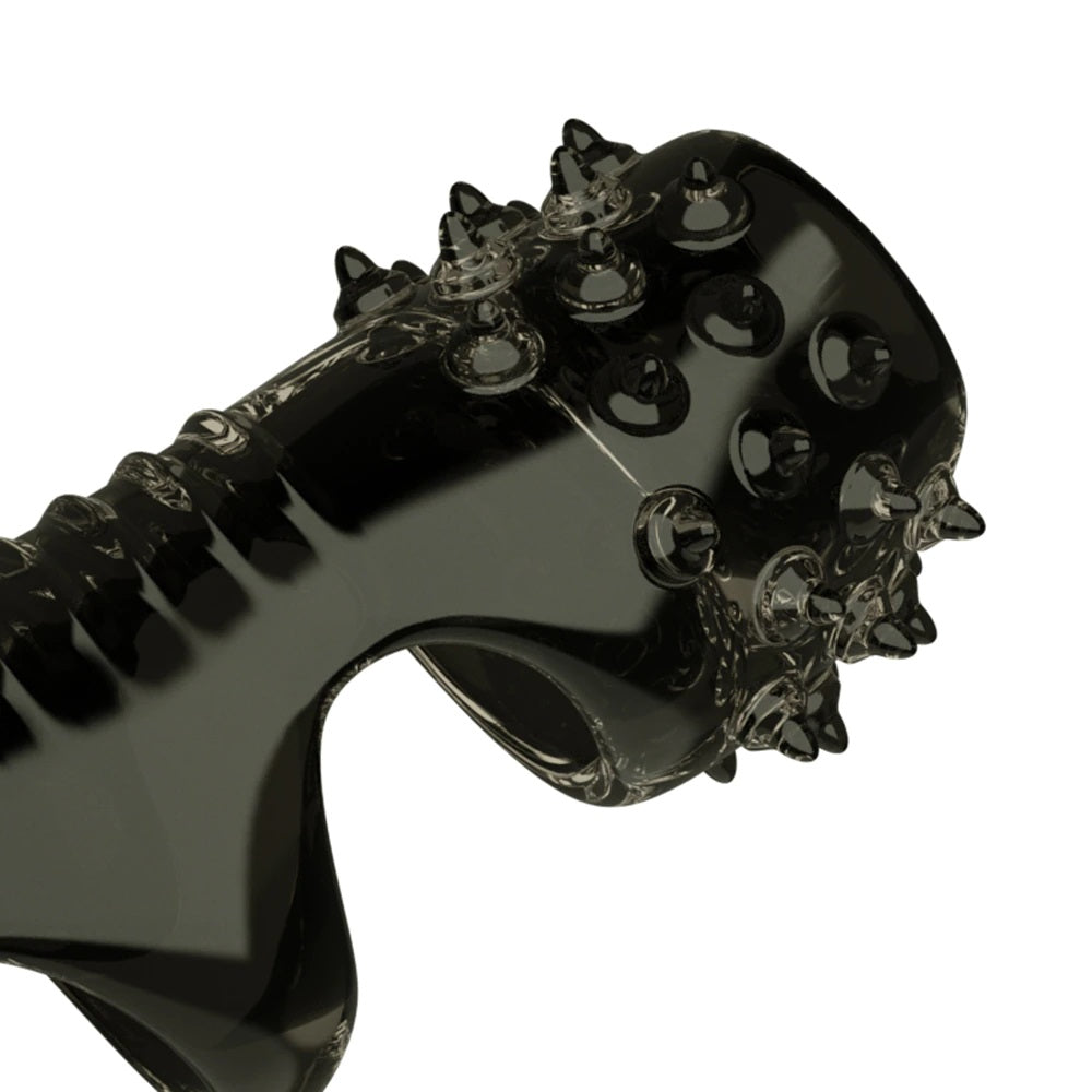 Funda para Pene | 9.4cm / 2cm | Negro | Silicona | CJS-FU-08