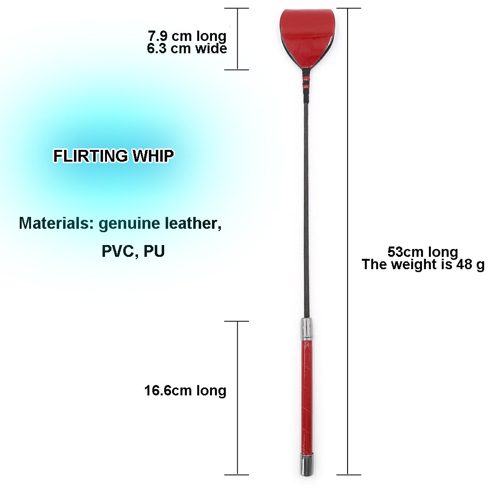 Látigo | 53cm | Rojo | BDSM | CJS-LA-02