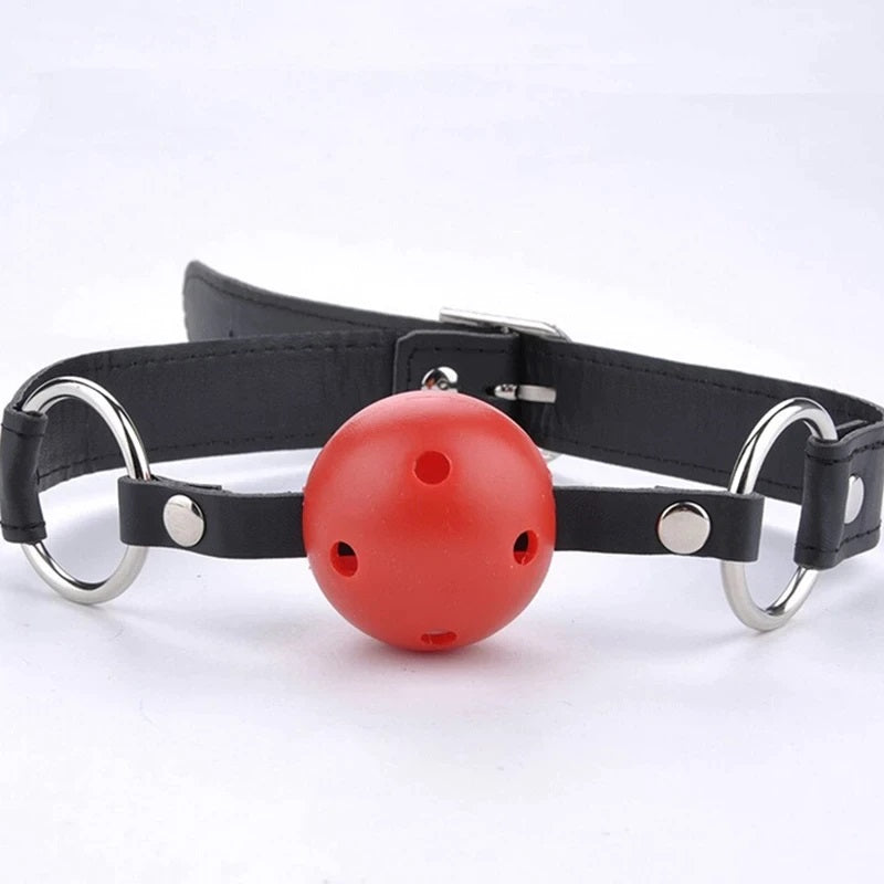 Mordaza | BDSM | Negro-Rojo | 4cm | CJS-MO-04