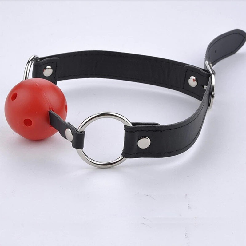 Mordaza | BDSM | Negro-Rojo | 4cm | CJS-MO-04