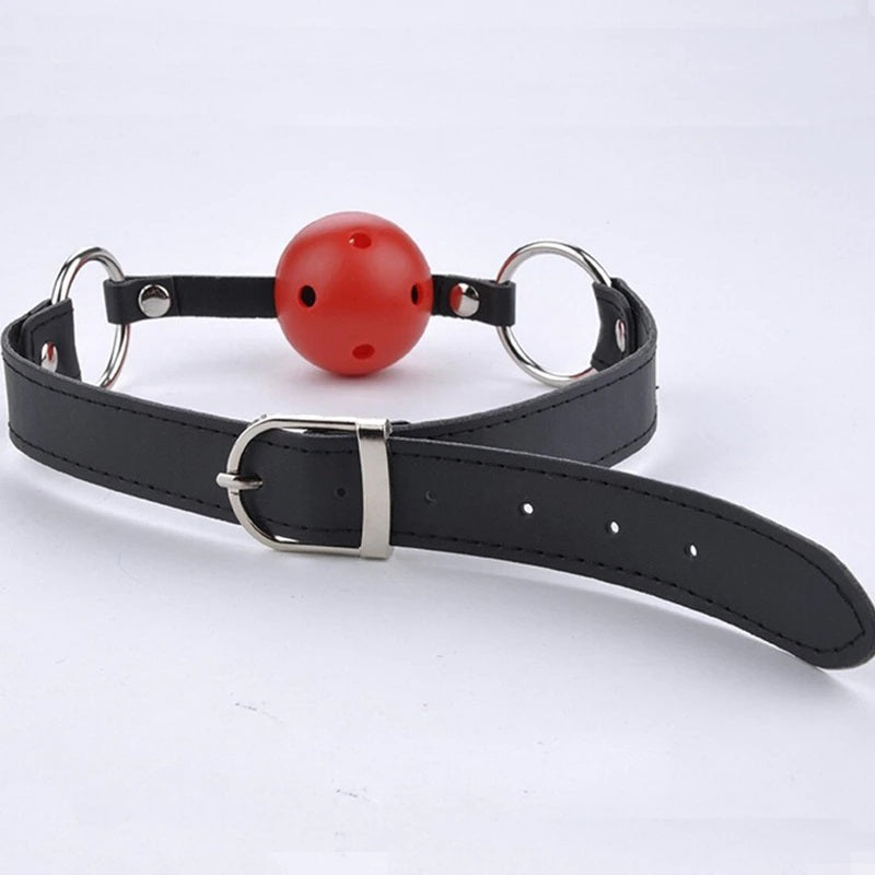 Mordaza | BDSM | Negro-Rojo | 4cm | CJS-MO-04