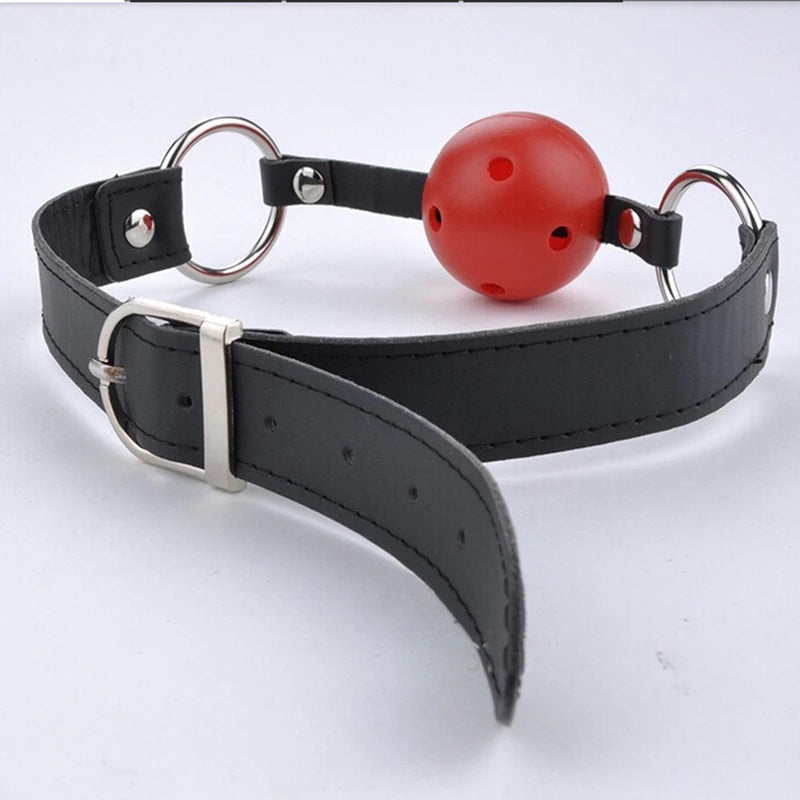 Mordaza | BDSM | Negro-Rojo | 4cm | CJS-MO-04