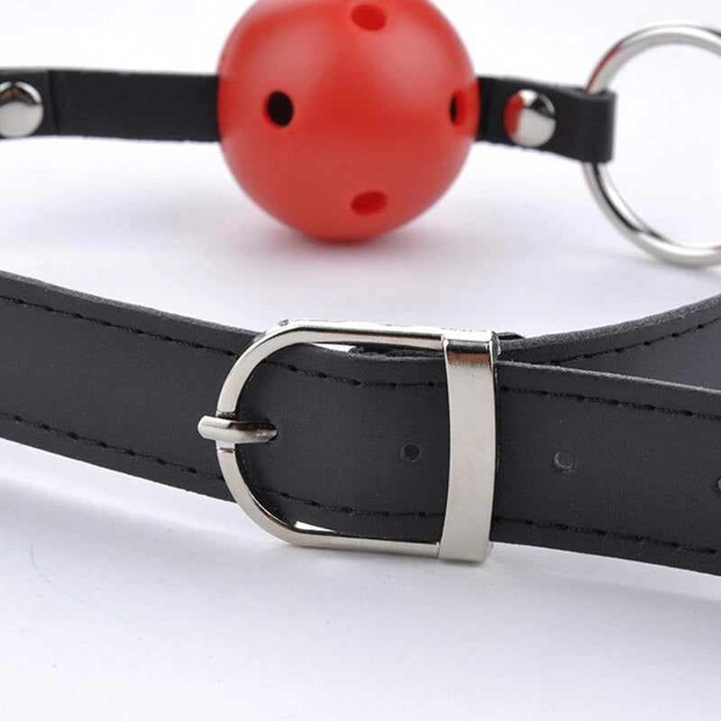 Mordaza | BDSM | Negro-Rojo | 4cm | CJS-MO-04