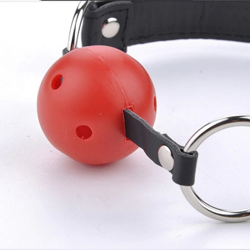 Mordaza | BDSM | Negro-Rojo | 4cm | CJS-MO-04