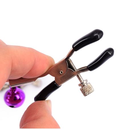 Prensas para Pezones con Cascabeles | 2 Pack | BDSM | Ajustable | CJS-PR-01