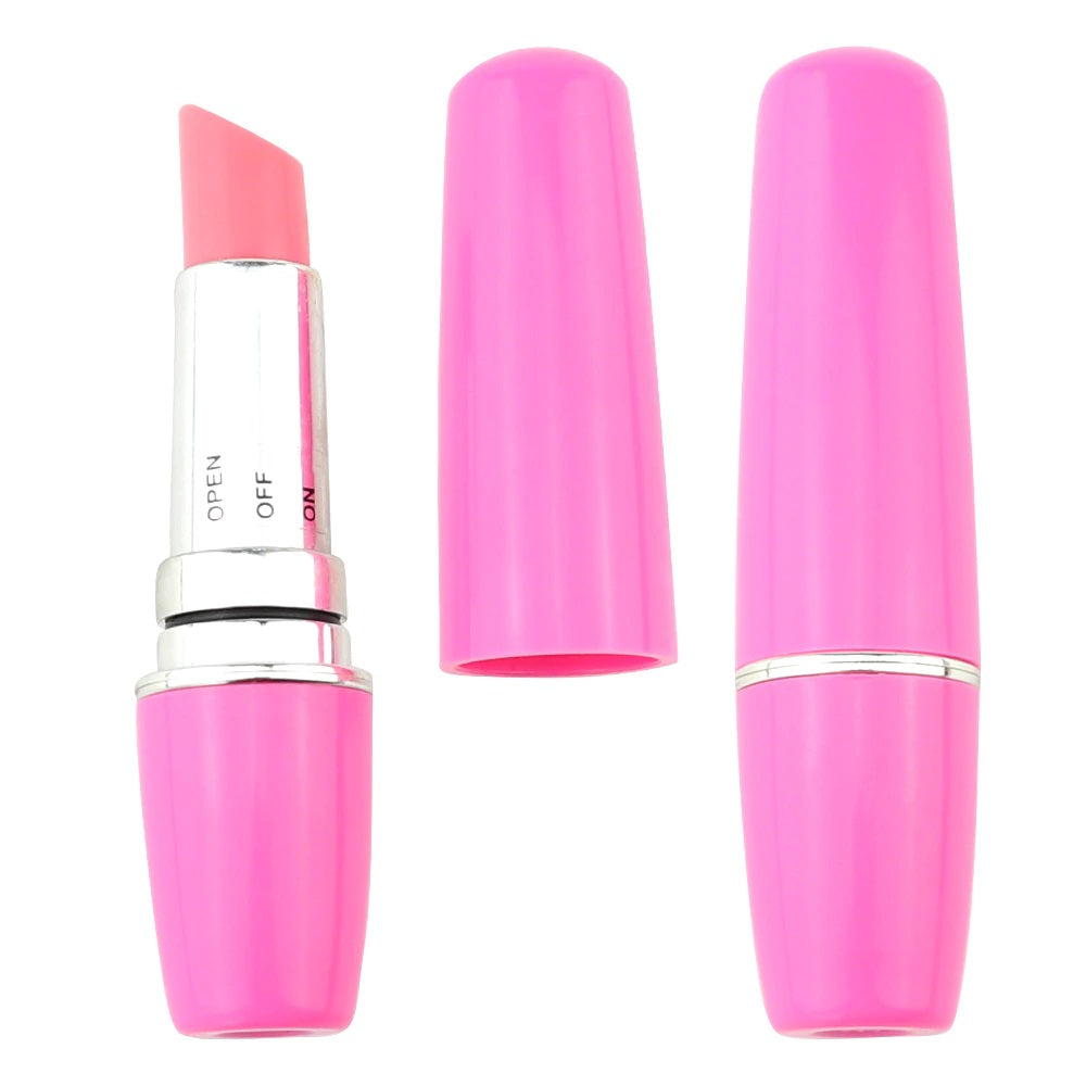 Vibrador - Labial | 9.5cm / 2.4cm | Rosado | ABS | CJS-VI-10