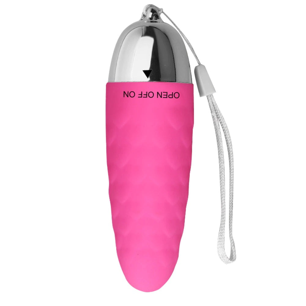 Vibrador Huevo | 10.8cm / 3.4cm | Plateado / Dorado | CJS-VI-26