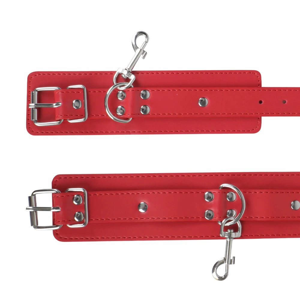 Body / Camisa de Fuerza | BDSM / Bondage | Rojo | Talla Única / Ajustable | Cuerina | CL-BO-44
